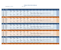 Employee-Schedule-Template Empolyee Schedule Template