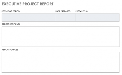 Executive-Project-Status-Report-Template Executive Project Status Report