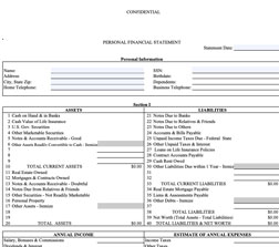 Personal-Financial-Statement-Template Personal Financial Statement Template