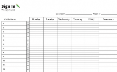 Childrens-Church-Sign-In-Sheet-Template Childrens Church Sign In